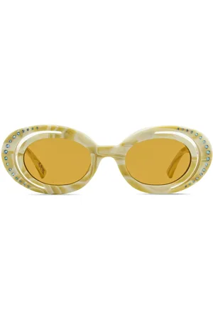 Marni Zion Canyon oval-frame sunglasses