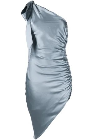 Michelle Mason Asymmetric silk minidress