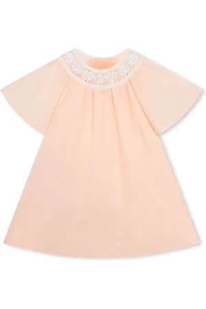Chloé Embroidered-design organic cotton dress