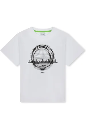HUGO BOSS Graphic-print cotton T-shirt