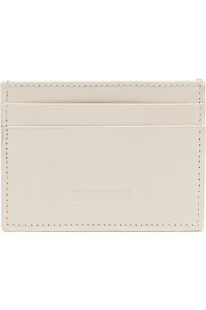UMA WANG Logo-debossed leather cardholder