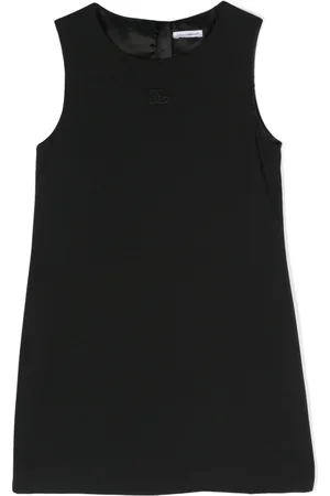 Dolce & Gabbana Logo-embroidered A-line dress
