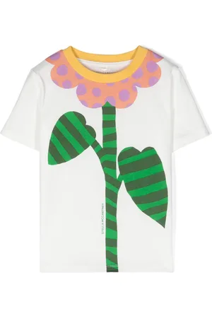 Stella McCartney Flower-print cotton T-shirt