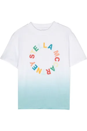 Stella McCartney Ombré cotton T-shirt