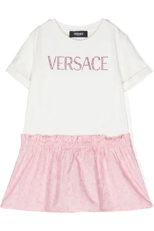 VERSACE Barocco-print T-shirt dress