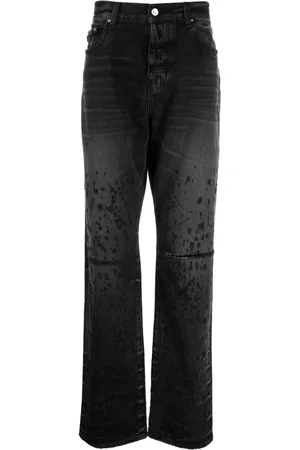 AMIRI Distressed straight-leg jeans