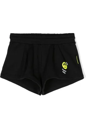 BARROW Logo-appliqué cotton shorts