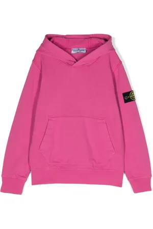 Stone Island Compass-badge cotton hoodie