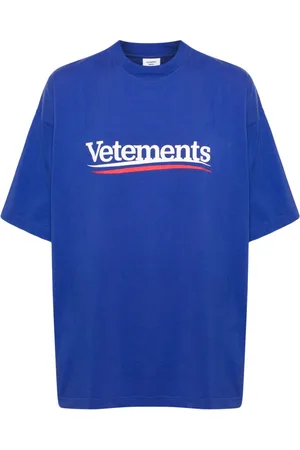 Vetements Logo-print cotton T-shirt