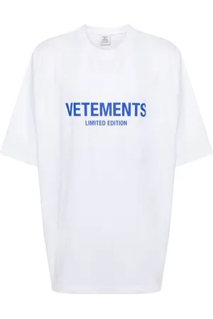 Vetements Logo-print cotton T-shirt