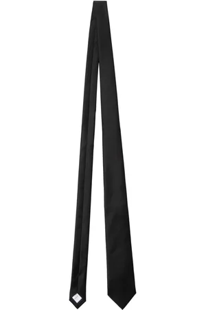 Burberry Logo-patch silk tie