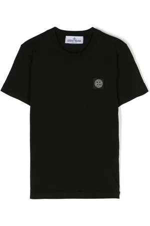 Stone Island Compass-patch cotton T-shirt