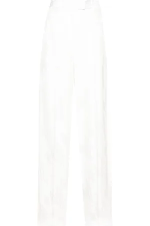 The Attico Logo-jacquard trousers