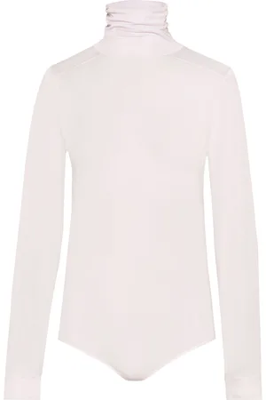 Maison Margiela Four-stitch sheer bodysuit