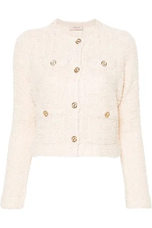 Twin-Set Bouclé knitted jacket
