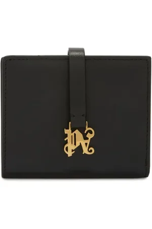 Palm Angels Monogram-appliqu� leather wallet