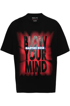 MARTINE ROSE Logo-print cotton T-shirt