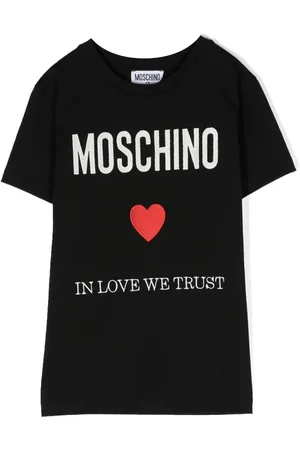 Moschino Logo-embroidered cotton T-shirt
