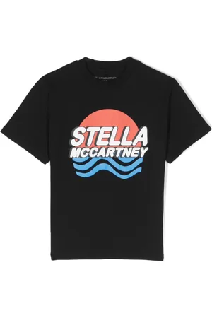 Stella McCartney Shark-print cotton T-shirt