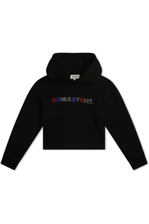 Sonia Rykiel Enfant Logo-embellished cotton hoodie