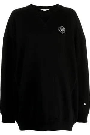 Stella McCartney Logo-patch cotton sweatshirt