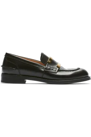 Nº21 Logo-plaque panelled loafers