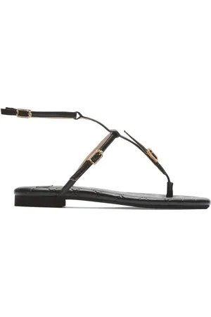 Nº21 Crystal-embellished buckle leather sandals