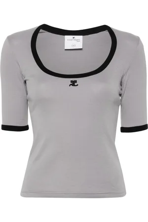 Courrèges Holistic Contrast cotton T-shirt
