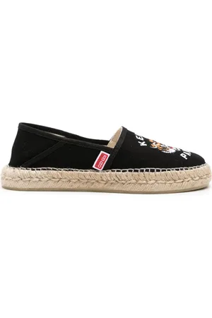 Kenzo Tiger logo-embroidered espadrilles