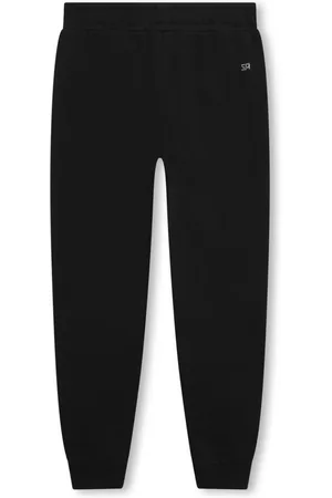 Sonia Rykiel Enfant Rhinestone-embellished cotton track pants