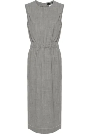 Fabiana Filippi Contrast-stitching midi dress