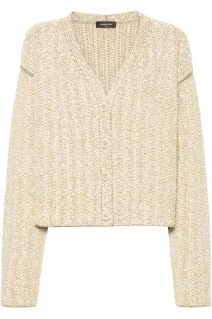 Fabiana Filippi Metallic-embellished tweed cardigan