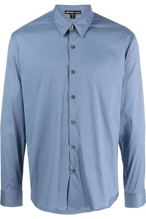 James Perse Cotton-blend poplin shirt