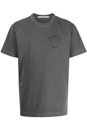 Alexander Wang Statue of liberty-embossed crew neck T-shirt