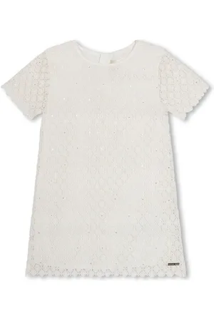 Michael Kors Floral-lace cotton dress