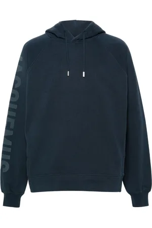 Jacquemus Le Hoodie Typo cotton top
