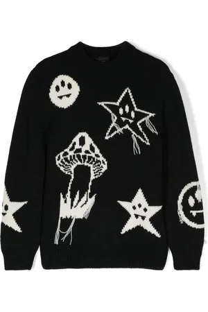 BARROW Stars-intarsiaknit jumper