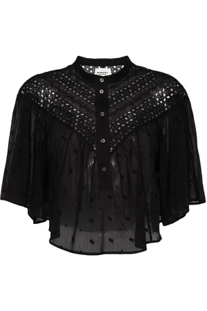 Marant Etoile Safi broderie-anglaise shirt