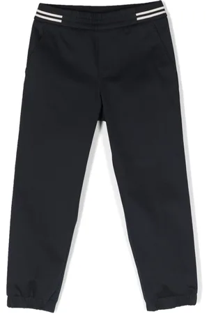 Moncler Elasticated-waist tapered-leg trousers