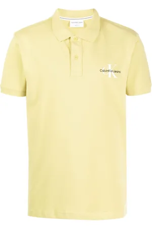 Calvin Klein Logo-embroidered short-sleeve polo shirt