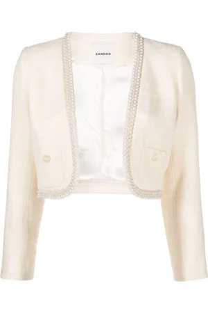 Sandro Cropped tweed jacket