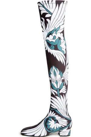 La DoubleJ Edie graphic-print boots