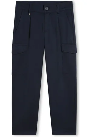 HUGO BOSS Pleat-detail cargo trousers