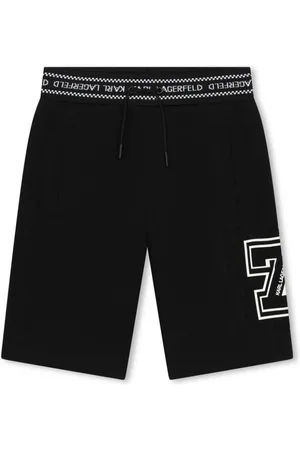 Karl Lagerfeld Logo-print drawstring bermuda shorts