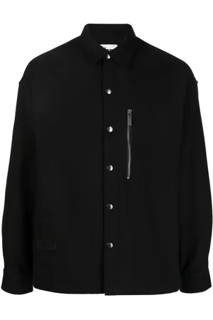 Izzue Logo-embroidered long-sleeve shirt