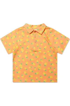 Rachel Riley Pineapple-print polo shirt