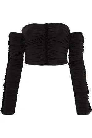 ROTATE Gathered crop top