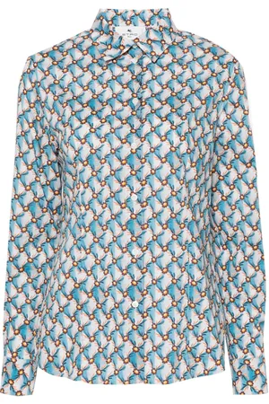 Etro Floralia-print poplin shirt