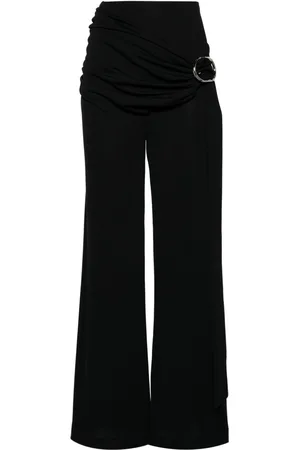 Paco rabanne Wraparound-design palazzo pants