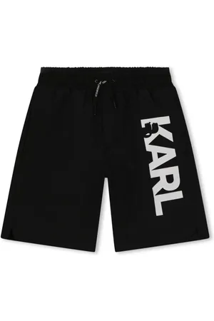 Karl Lagerfeld Logo-print swim shorts